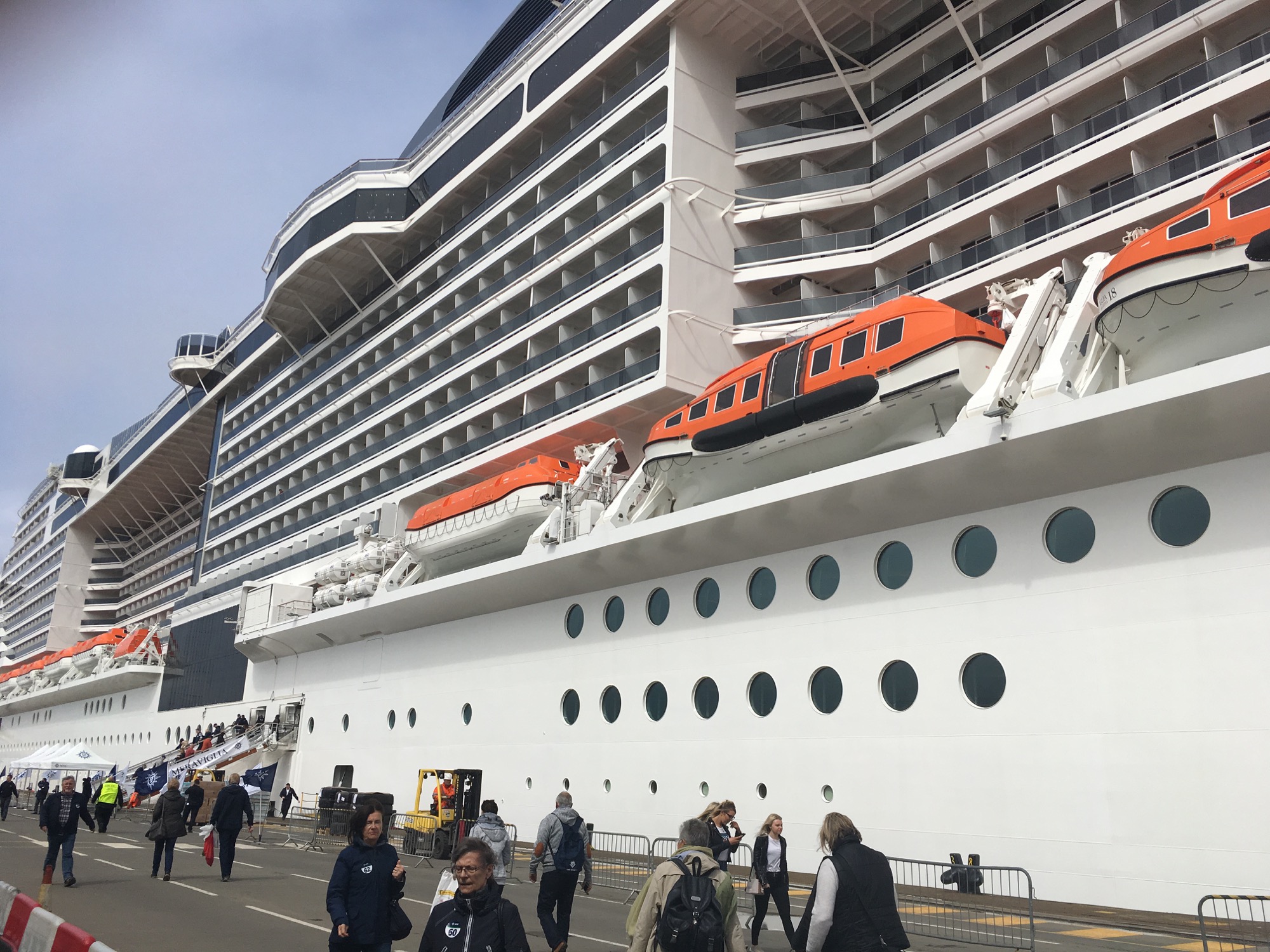 Top Visit of the MSC Meraviglia Ship